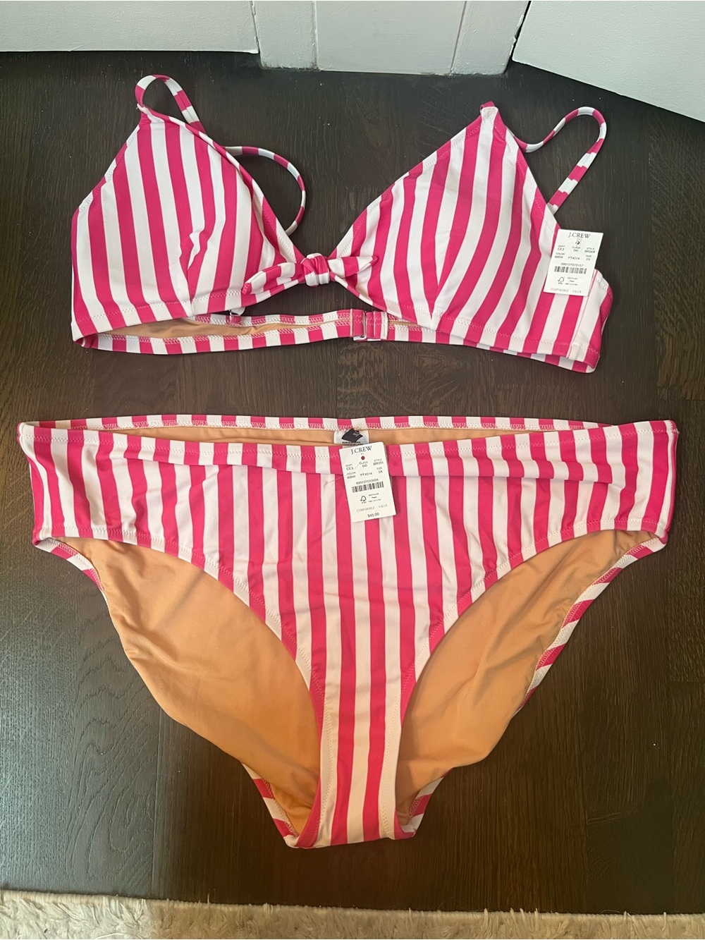 Plus Size JCrew 2 Piece Bikini NWT 2X top with 3x bottom